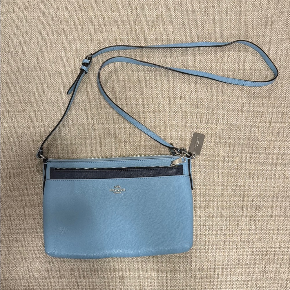 Coach Handbag Small Purse Sky Blue